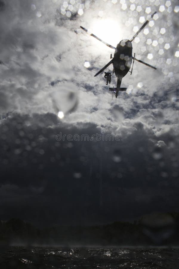 水上训练 库存图片