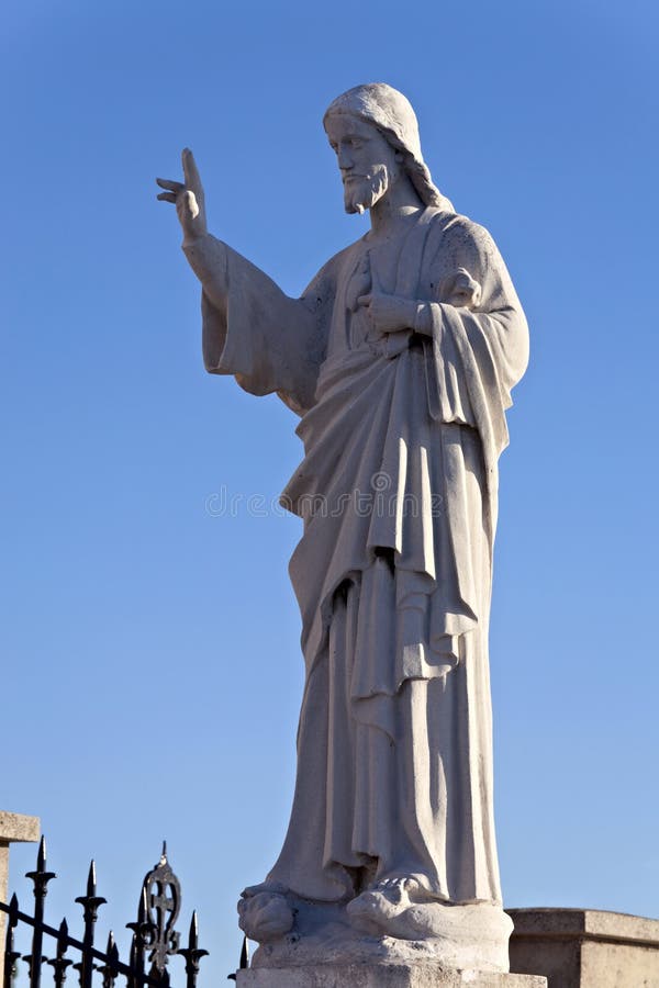 基督・耶稣・马赛雕象 免版税图库摄影