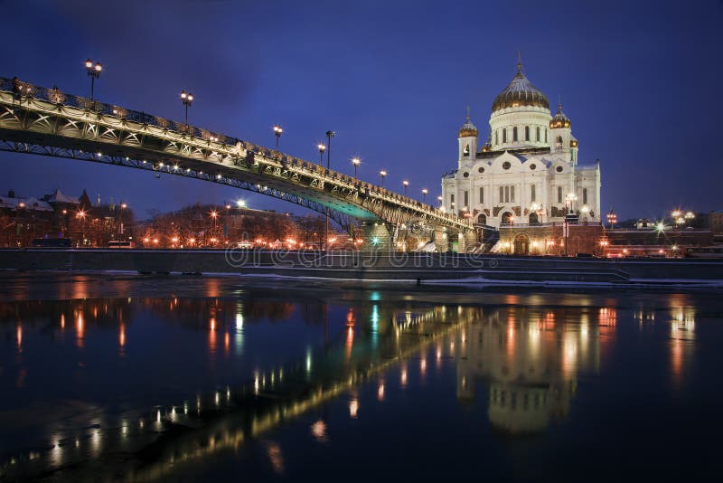 基督晚上救主 库存图片