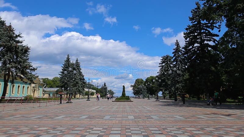 基辅，乌克兰- 2017年7月6日：Mariinsky公园视域