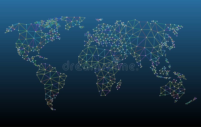 多彩多姿的世界地图网络滤网