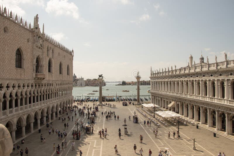 Doge`s Palace, historically seat of the Doge of the City of Venice, Italy, Europe. Doge`s Palace, historically seat of the Doge of the City of Venice, Italy, Europe