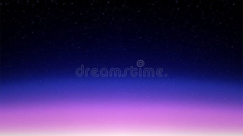 夜光亮的满天星斗的天空,与星的桃红色蓝色空间背景, 向量例证 夜光亮的满天星斗的天空,与星的桃红色蓝色空间背景, 向量例证