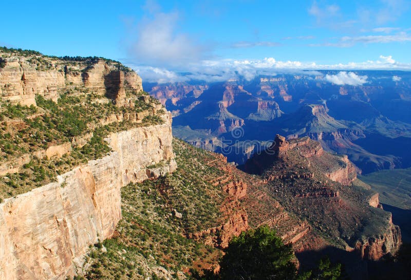 View of the Grand Canyon. View of the Grand Canyon