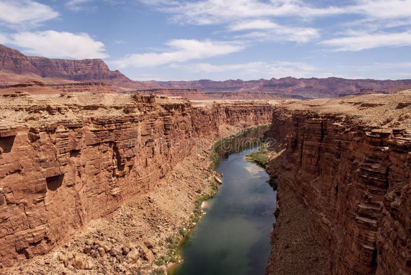 The Grand Canyon in Arizona USA. Looking from the South Rim. The Grand Canyon in Arizona USA. Looking from the South Rim