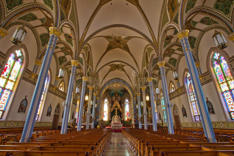 The Nave of the cathedral facing the Alter. The Nave of the cathedral facing the Alter.