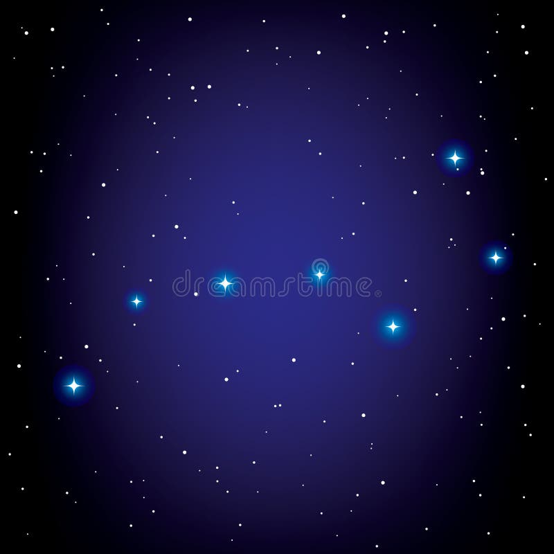 vector constellation of Big Dipper. EPS10. vector constellation of Big Dipper. EPS10