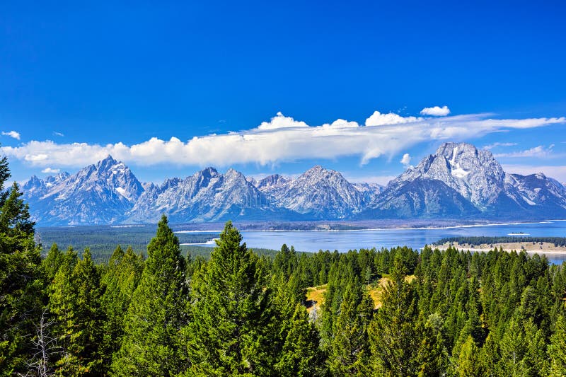 Grand Teton National Park. Wyoming. United States. - Date: 13 - 08 - 2023. Grand Teton National Park. Wyoming. United States. - Date: 13 - 08 - 2023