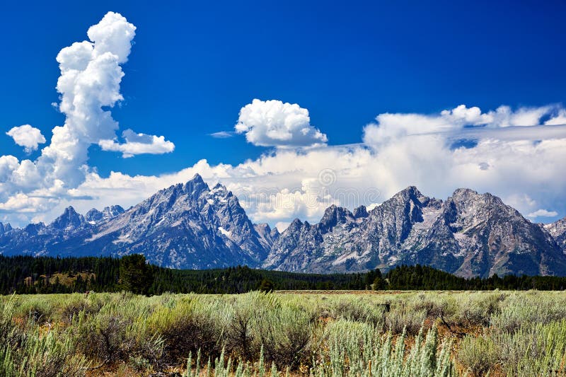 Grand Teton National Park. Wyoming. United States. - Date: 13 - 08 - 2023. Grand Teton National Park. Wyoming. United States. - Date: 13 - 08 - 2023