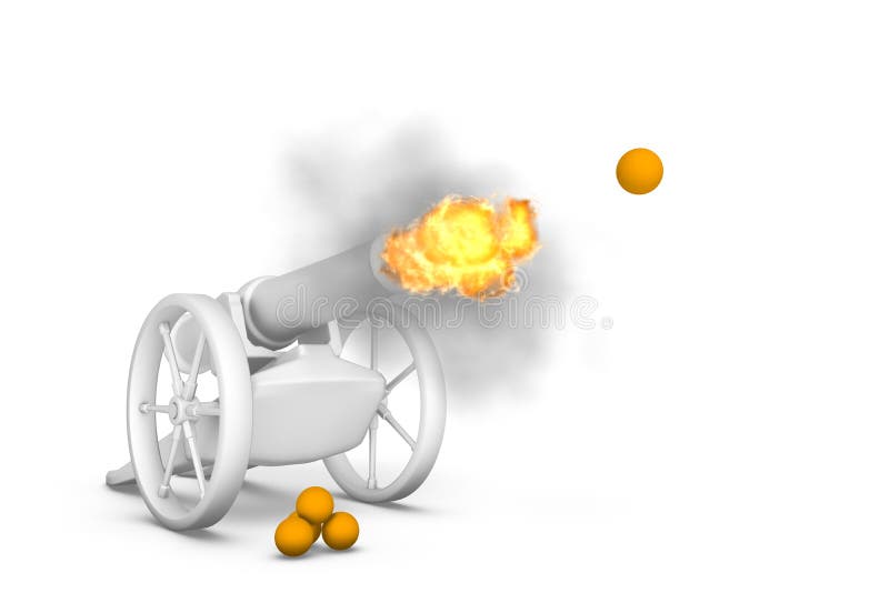 Antique artillery cannon, - weapon 3d. Antique artillery cannon, - weapon 3d