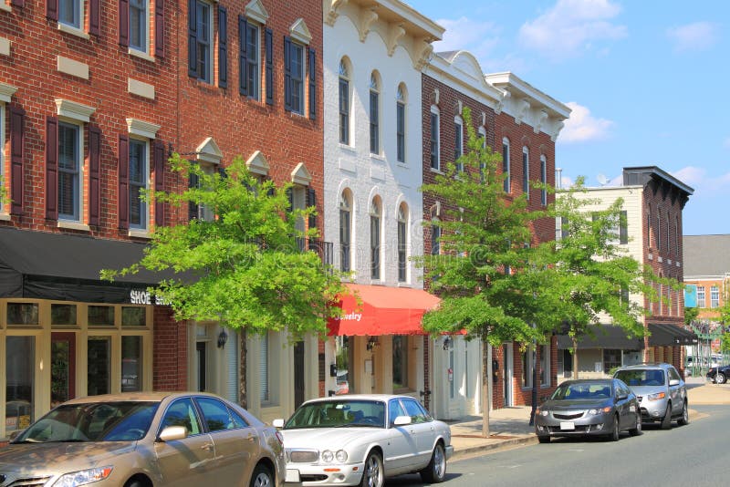 美国小镇 库存图片