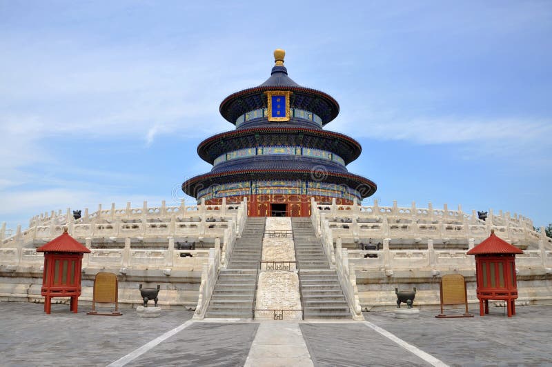天坛,北京,中国 免版税图库摄影