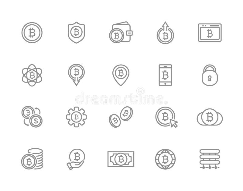 套传染媒介bitcoin线象 投资、付款和交换,互联网银行业务,钱包,捆绑金钱,手 皇族释放例证 套传染媒介bitcoin线象 投资、付款和交换,互联网银行业务,钱包,捆绑金钱,手 皇族释放例证