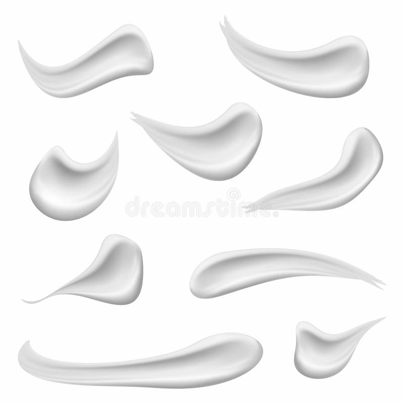 套化妆白色奶油色纹理 现实皮肤化妆奶油、胶凝体或者泡沫下落隔绝在白色背景 皇族释放例证 套化妆白色奶油色纹理 现实皮肤化妆奶油、胶凝体或者泡沫下落隔绝在白色背景 皇族释放例证
