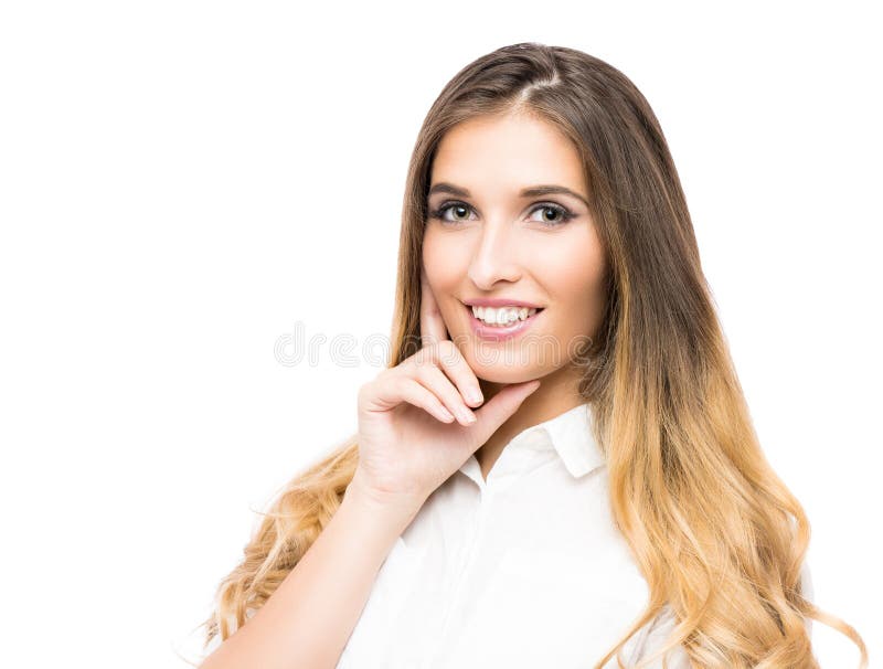 女商人画象 库存照片