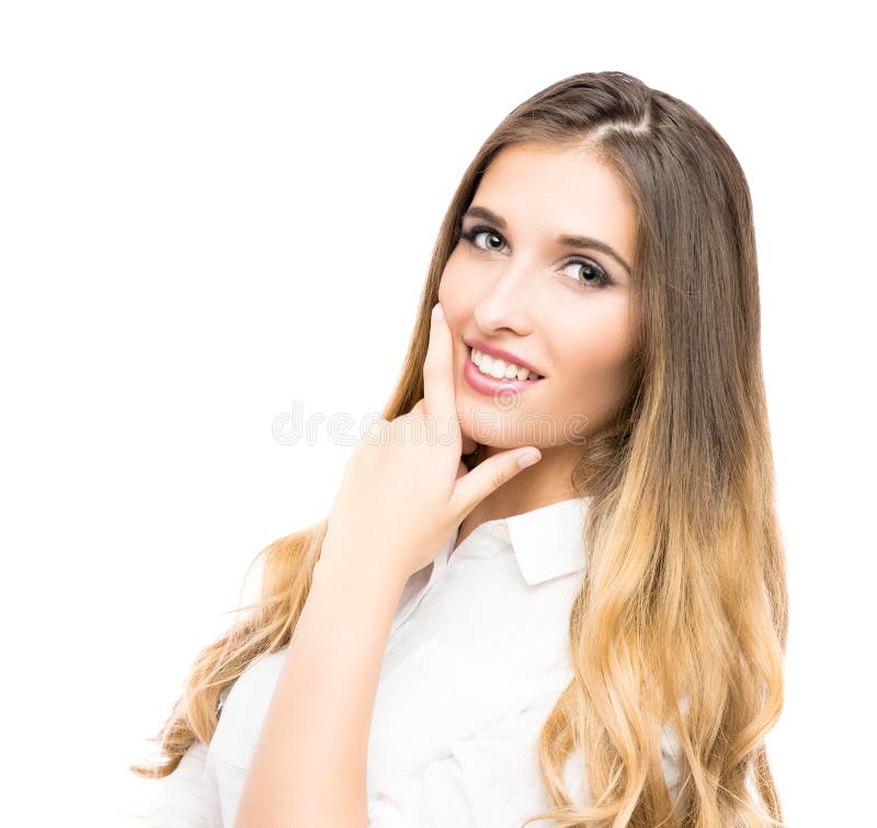 女商人画象 库存照片