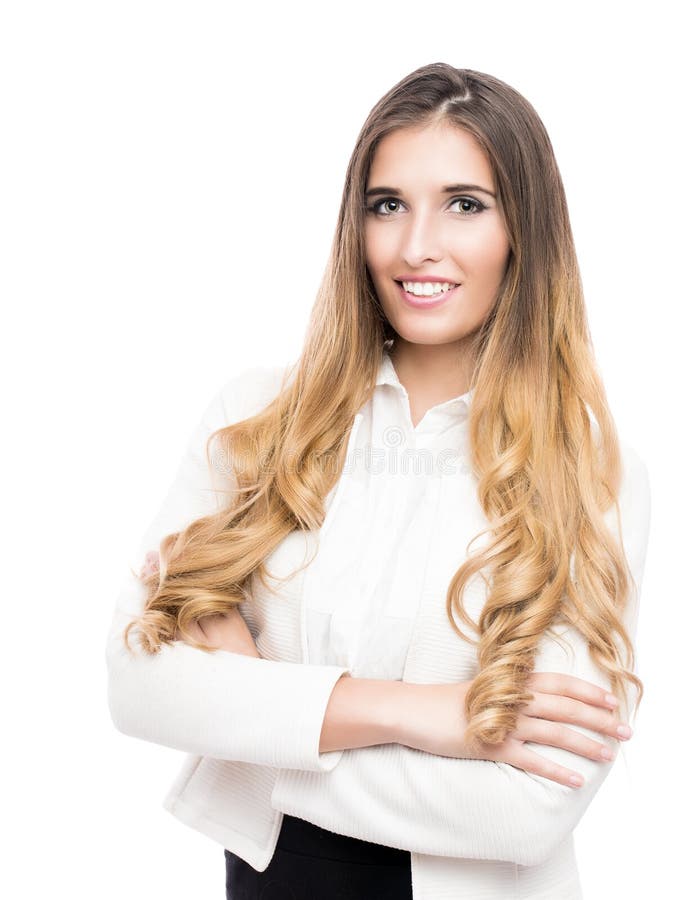 女商人画象 库存照片