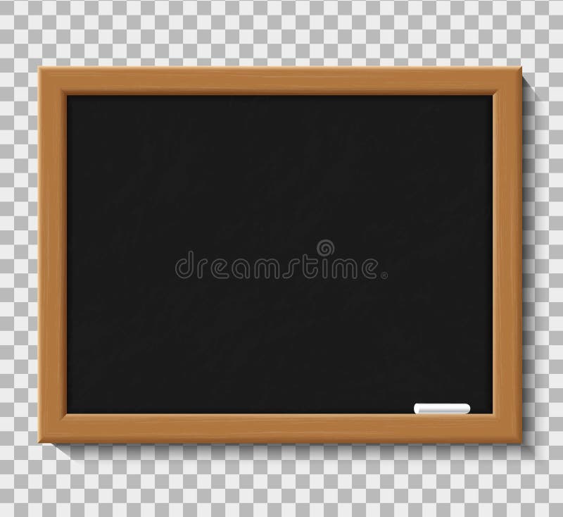 学校课堂空白黑板 大学教育用带粉笔的木板 课堂上的教师课 库存例证