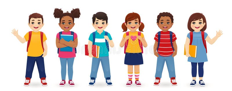学童集 皇族释放例证 学童集 皇族释放例证