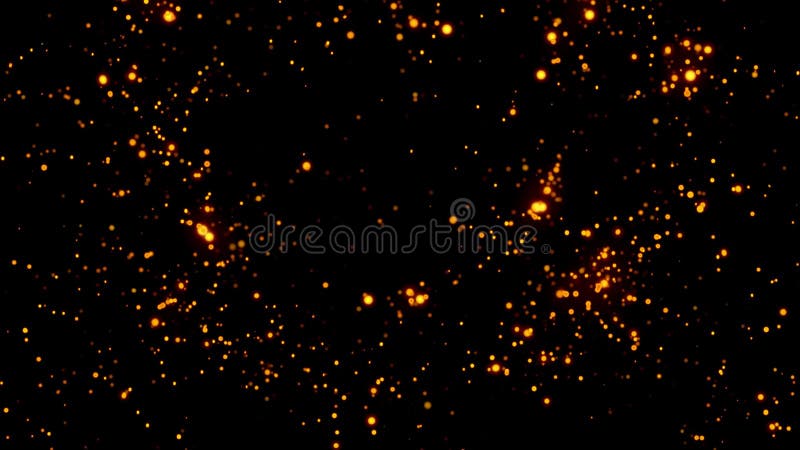 宇宙大爆炸的未来主义，冲击波粒子在空间动画3d渲染中爆炸金光 向量例证