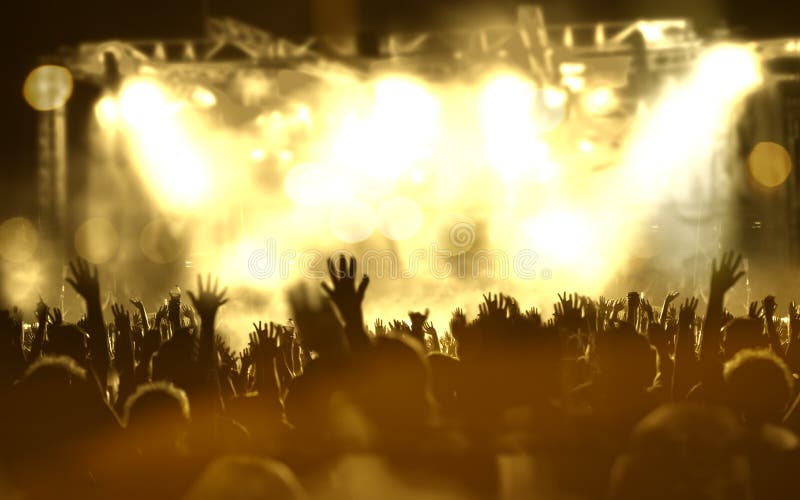 Live music background. Show and public. Live music background. Show and public