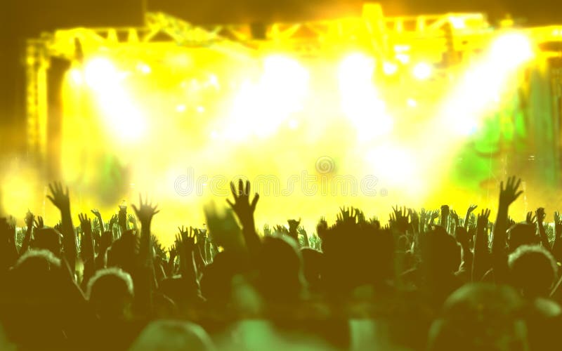 Live music background. Show and public. Live music background. Show and public