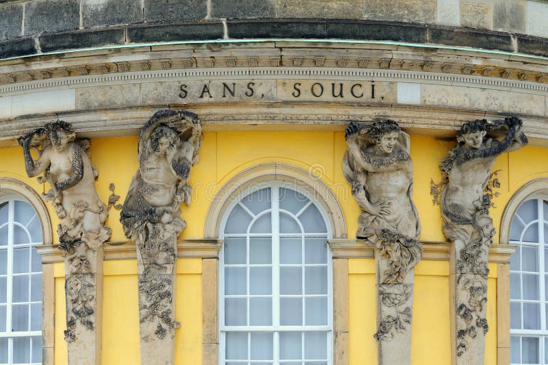 宫殿sans souci 库存照片 宫殿sans souci 库存照片