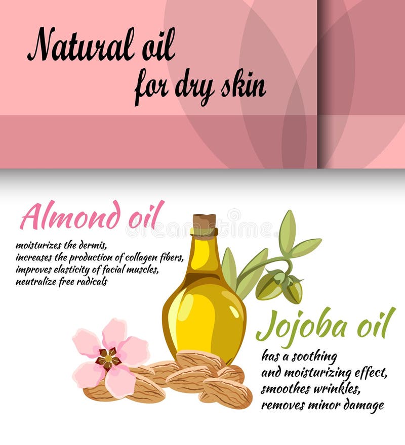 The concept of cosmetology / spa procedure / description of useful properties of almond oil and jojoba oil. The concept of cosmetology / spa procedure / description of useful properties of almond oil and jojoba oil