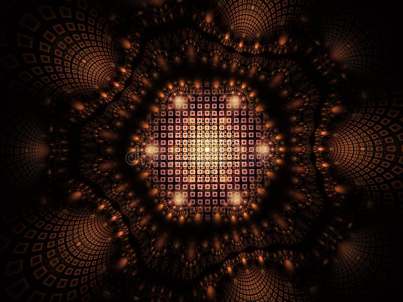 层状花星 机织纹理 — 分形抽象背景元素 色彩鲜艳的层层突出中央的星 皇族释放例证 层状花星 机织纹理 — 分形抽象背景元素 色彩鲜艳的层层突出中央的星 皇族释放例证