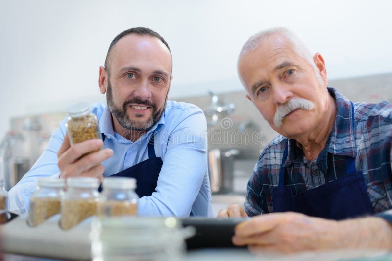 展示种子的肖像 免版税图库摄影