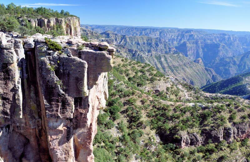 Pic of the Copper Canyon at Divisadero Chihuahua, Mexico. Pic of the Copper Canyon at Divisadero Chihuahua, Mexico