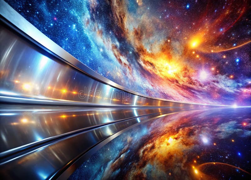 工业金属双曝光的拉丝金属纹理和动态叠加的惊人抽象背景 库存例证