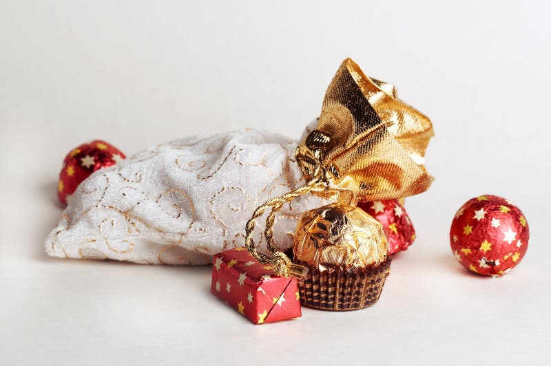 巧克力礼物 库存照片