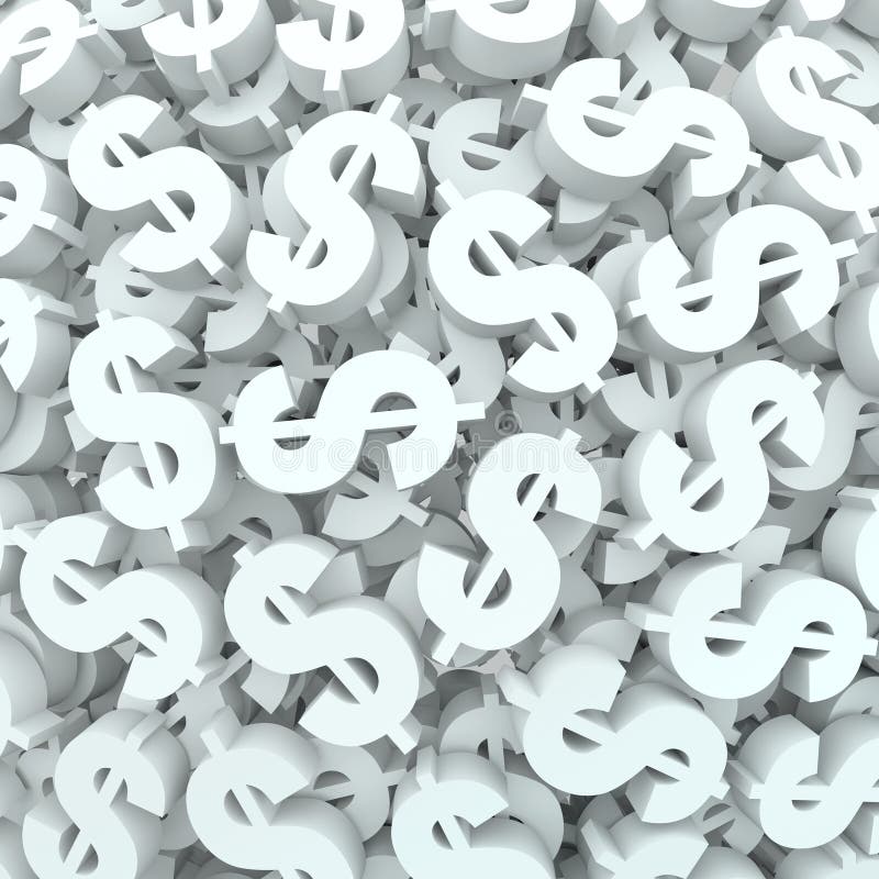 A background of dollar signs and symbols to represent and illustrate finance and budget accounting ideas and concepts. A background of dollar signs and symbols to represent and illustrate finance and budget accounting ideas and concepts