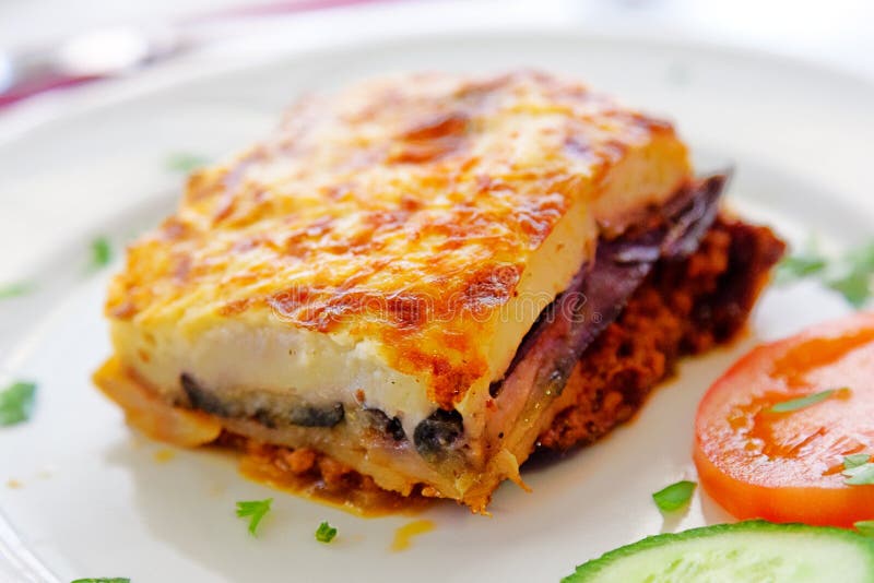 希腊moussaka 库存图片 希腊moussaka 库存图片