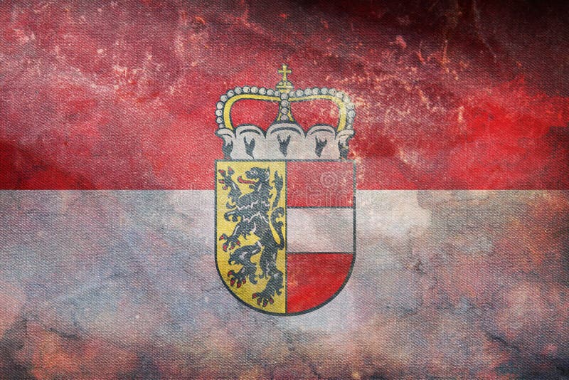 Top view of retro flag Salzburg Austria with grunge texture. Austrian travel and patriot concept. no flagpole. Plane layout, design. Flag background. Top view of retro flag Salzburg Austria with grunge texture. Austrian travel and patriot concept. no flagpole. Plane layout, design. Flag background