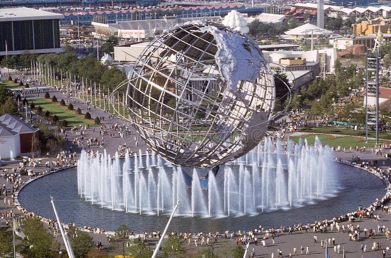 1964年世界` s公平的Unisphere,纽约 免版税图库摄影 1964年世界` s公平的Unisphere,纽约 免版税图库摄影