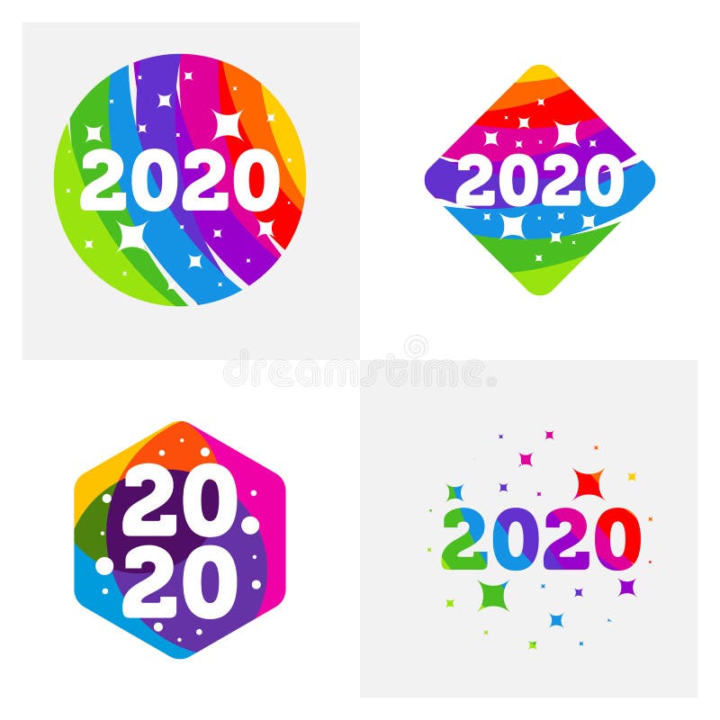 2020年元旦彩旗、季节假日活动标志、问候和邀请、圣诞主题 皇族释放例证 2020年元旦彩旗、季节假日活动标志、问候和邀请、圣诞主题 皇族释放例证