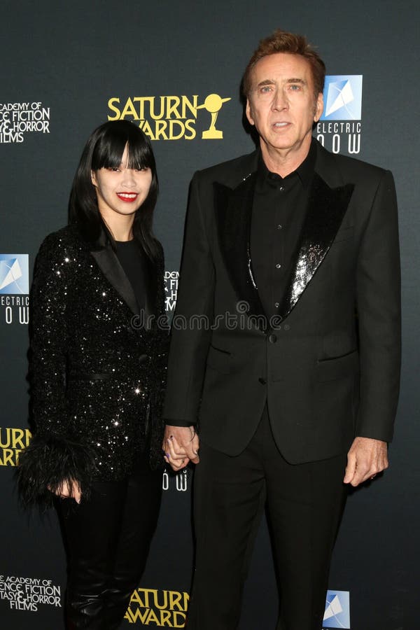 LOS ANGELES - FEB 4:  Riko Shibata, Nicolas Cage at the 2024 Saturn Awards at the Burbank Convention Center on February 4, 2024 in Burbank, CA. LOS ANGELES - FEB 4:  Riko Shibata, Nicolas Cage at the 2024 Saturn Awards at the Burbank Convention Center on February 4, 2024 in Burbank, CA