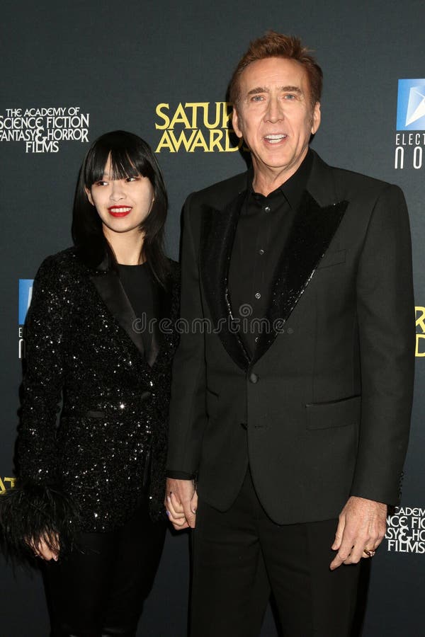 LOS ANGELES - FEB 4:  Riko Shibata, Nicolas Cage at the 2024 Saturn Awards at the Burbank Convention Center on February 4, 2024 in Burbank, CA. LOS ANGELES - FEB 4:  Riko Shibata, Nicolas Cage at the 2024 Saturn Awards at the Burbank Convention Center on February 4, 2024 in Burbank, CA