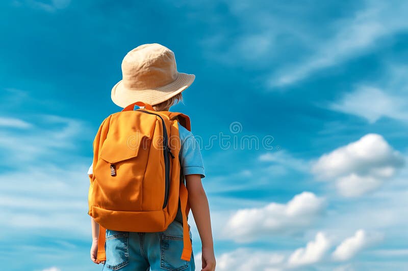 年轻的探险家 皇族释放例证