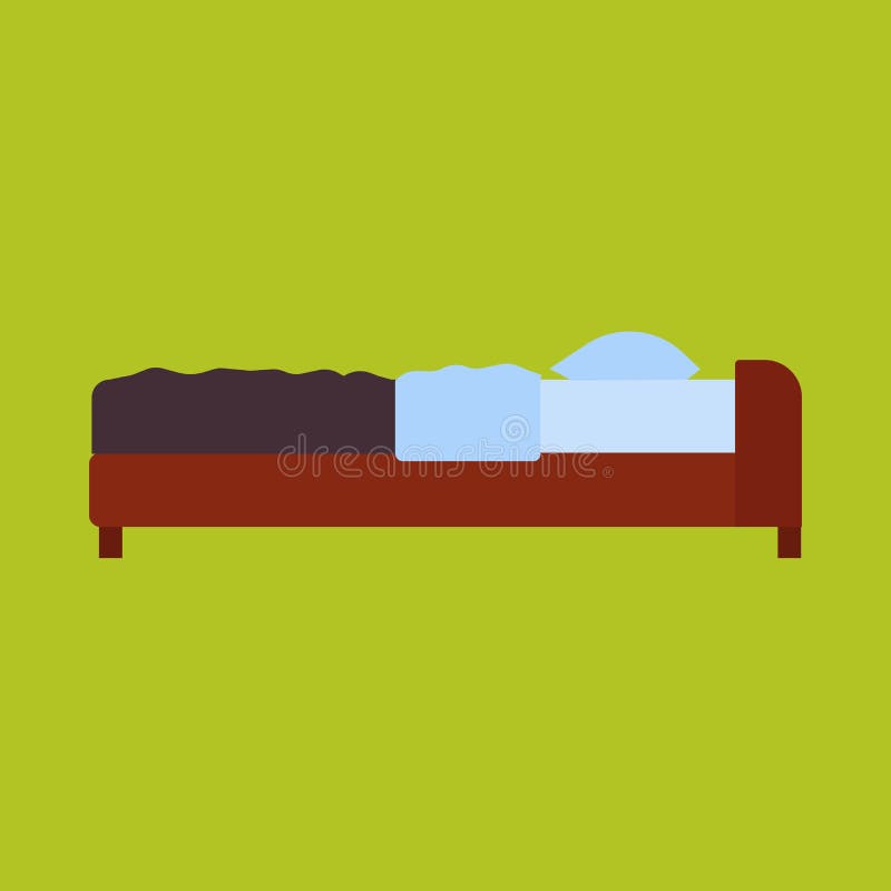 Bed side view vector bedroom cartoon furniture home. Sleep interior hotel rest. Flat duvet simple flat apartment. Bed side view vector bedroom cartoon furniture home. Sleep interior hotel rest. Flat duvet simple flat apartment.