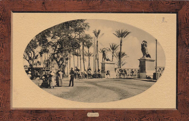 开罗，埃及照片明信片20世纪