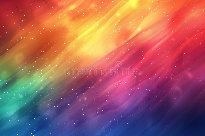 彩色渐变背景的彩虹软模糊插图 皇族释放例证