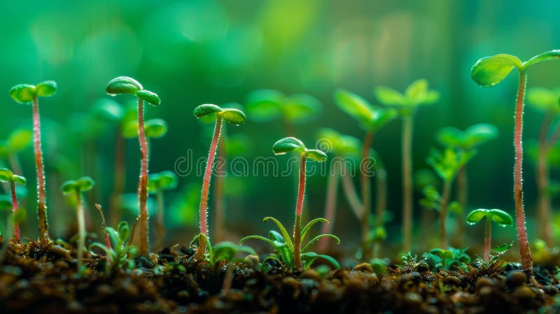 微绿对健康饮食和消费选择的正面影响 向量例证