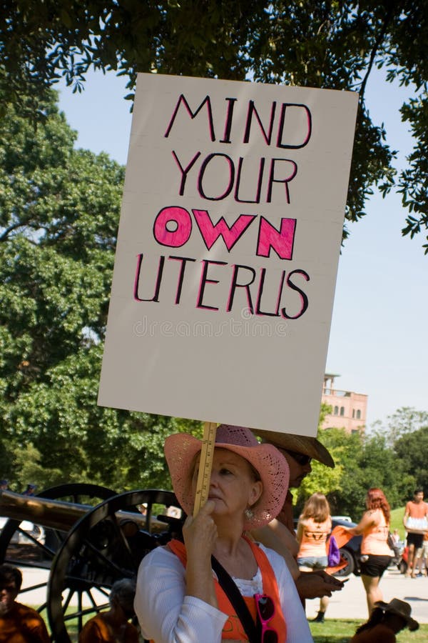 A woman at a protest against a Senate Bill that would strictly regulate abortion in the state of Texas. July 1, 2013. A woman at a protest against a Senate Bill that would strictly regulate abortion in the state of Texas. July 1, 2013.