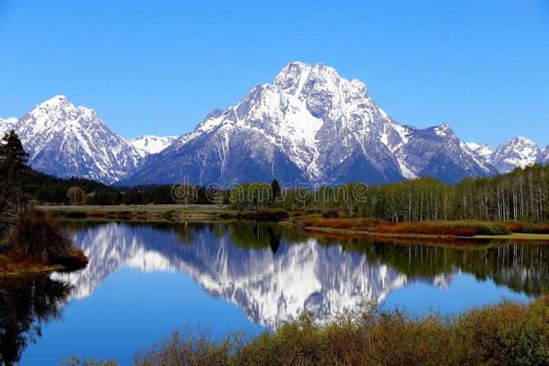 Grand Teton National Park, Wyoming, USA. Mt. Moran. Grand Teton National Park, Wyoming, USA. Mt. Moran