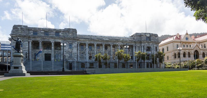 惠灵顿议会楼NZ 免版税库存图片 惠灵顿议会楼NZ 免版税库存图片