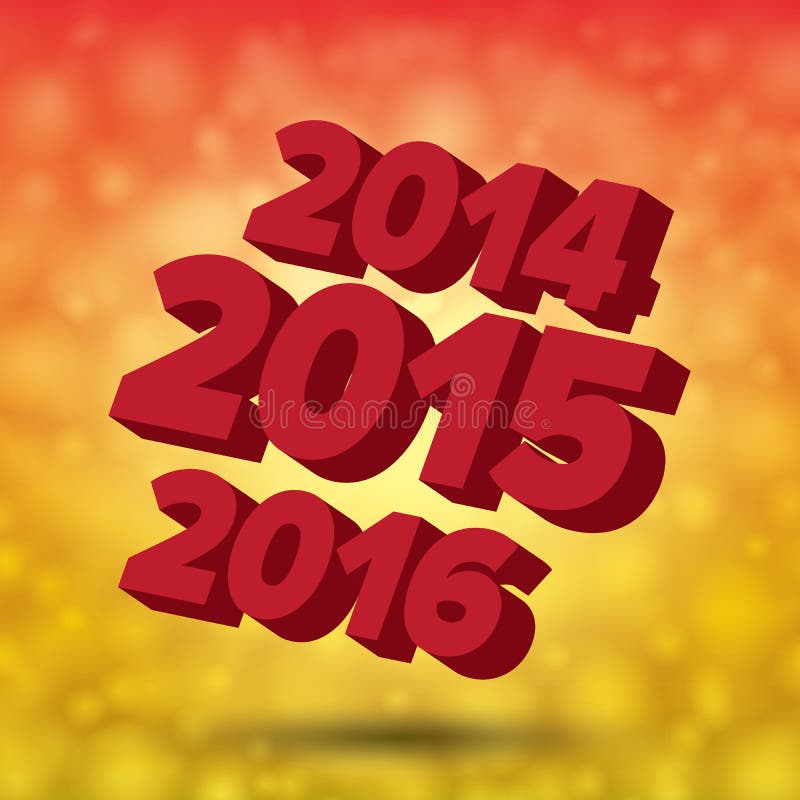 愉快的新的2015卡片与过去和来年 皇族释放例证 愉快的新的2015卡片与过去和来年 皇族释放例证