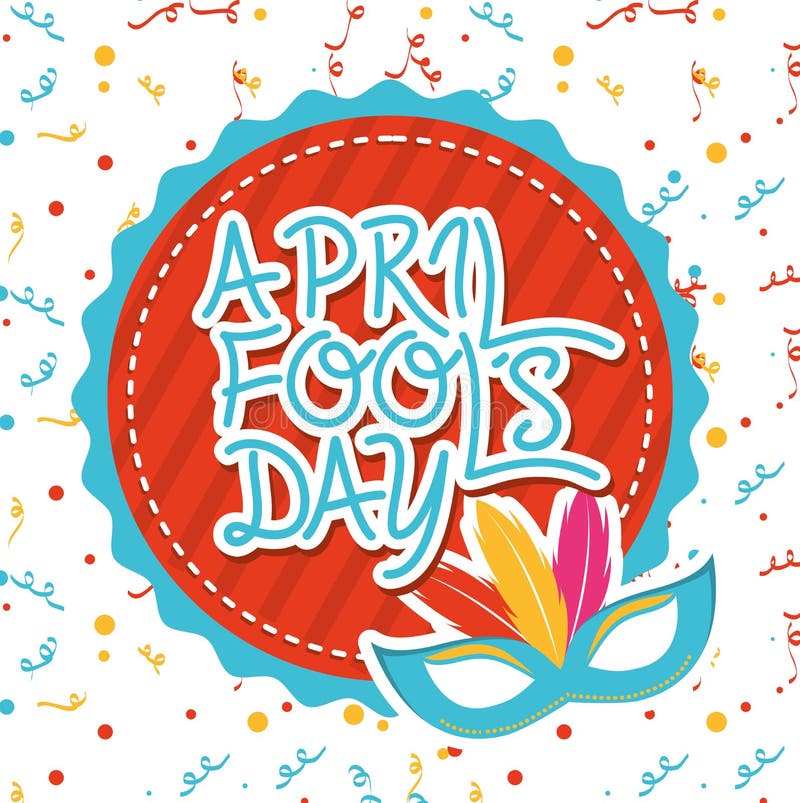 愚人节 库存例证